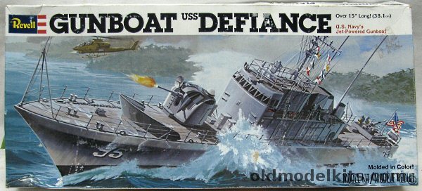 Revell 1/130 USS Defiance - Jet Powered Gunboat, 5002 plastic model kit